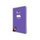 CUADERNO ESPIRAL MARCA LIDERPAPEL DI N A4 PAUTAGUIA TAPA BLANDA 80H 75 GR CUADRO PAUTADO 3MM COLOR LILA
