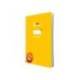 CUADERNO ESPIRAL MARCA LIDERPAPEL DI N A4 PAUTAGUIA TAPA BLANDA 80H 75 GR CUADRO PAUTADO 3MM COLOR AMARILLO