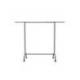 PERCHERO MARCA ROCADA MAULLIMBO CABALLETE EXTENSIBLE CON RUEDAS COLOR NEGRO 1270X505X1570 MM
