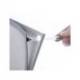 EXPOSITOR MARCA ROCADA DE SUELO MAGNETICO ROTATIVO 90 HORIZONTAL/VERTICAL ALTURA AJUSTABLE DIN A3