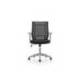 SILLA MARCA ROCADA DE OFICINA BRAZOS REGULABLES ESTRUCTURA GRIS RESPALDO MALLA Y ASIENTO TELA IGNIFUGA NEGRO