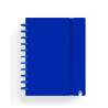 CUADERNO CARCHIVO MARCA INGENIOX FOAM A5 80H CUADRICULA AZUL OSC