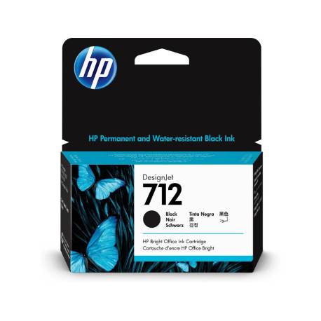 INK-JET HP 712 T210/230/250/630/650 COLOR NEGRO 3ED70A