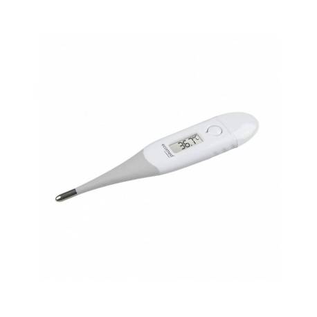 TERMOMETRO DIGITAL MARCA MEDISANA ECOMED PUNTA FLEXIBLE PANTALLA LED LECTURA TEMPERATURA RAPIDA EN 10