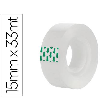 CINTA ADHESIVA MARCA GREENING TRANSPARENTE 33 MT X 15 MM