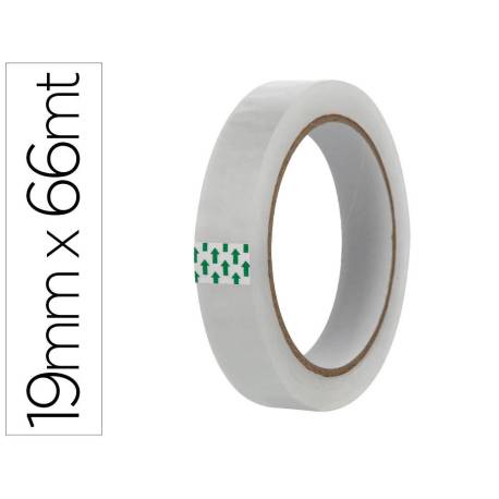 CINTA ADHESIVA MARCA GREENING TRANSPARENTE 66 MT X 19 MM
