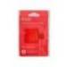 PORTABOLIGRAFO AUTOADHESIVO MARCA ANTARTIK PARA CUADERNO NOTE CON ELASTICO HASTA 15 MM GROSOR 80 MM ROJO 40X40 MM