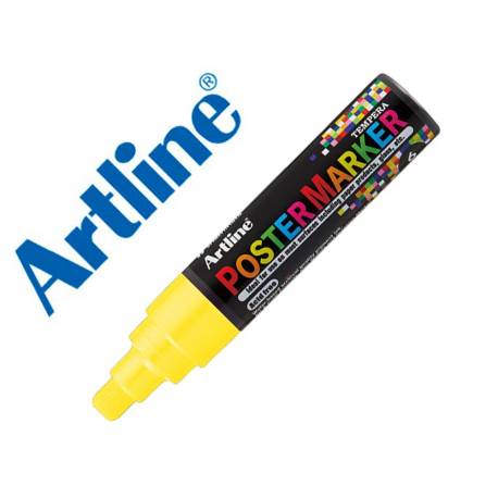 ROTULADOR MARCA ARTLINE POSTER MARKER EPP-6 PUNTA REDONDA 6 MM COLOR AMARILLO