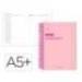 AGENDA ESPIRAL MARCA ANTARTIK MANIFEST A5+ 2026 DÍA PÁGINA ROSA PAPEL 80G FSC