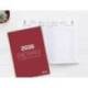 DIETARIO MARCA LIDERPAPEL 2026 OCTAVO 120X165 MM DIA PAGINA COLOR ROJO PAPEL 70 GR