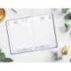 AGENDA ENCUADERNADA MARCA LIDERPAPEL MYKONOS 150X210 MM 2026 DIA PAGINA DESIGN 6 PAPEL 70 GR