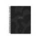 AGENDA ESPIRAL MARCA LIDERPAPEL SYROS 150X210 MM 2026 DIA PAGINA NEGRO PAPEL 60 GR FSC