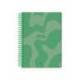 AGENDA ESPIRAL MARCA LIDERPAPEL SYROS 150X210 MM 2026 DIA PAGINA VERDE PAPEL 60GR FSC