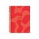 AGENDA ESPIRAL MARCA LIDERPAPEL SYROS A5 2026 DÍA PÁGINA ROJO PAPEL 60G FSC