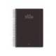 AGENDA ESPIRAL MARCA LIDERPAPEL CLASSIC A6 2026 DIA PAGINA NEGRO PAPEL 70 GR FSC