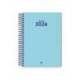 AGENDA ESPIRAL MARCA LIDERPAPEL CLASSIC A6 2026 DIA PAGINA AZUL CLARO PAPEL 70 GR FSC