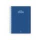 AGENDA ESPIRAL MARCA LIDERPAPEL CLASSIC A6 2026 SEMANA VISTA AZUL OSUCURO PAPEL 70 GR FSC
