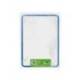 PIZARRA BLANCA MARCA LIDERPAPEL 21X30 CM MAGNETICA DOBLE CARA LISA CON ROTULADOR IMAN Y BORRADOR