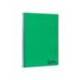 CUADERNO ESPIRAL MARCA LIDERPAPEL A4 WONDER TAPA PLASTICO 80H 90GR PAUTA ANCHA 3,5MM CON MARGEN COLOR VERDE OSCURO