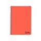 CUADERNO ESPIRAL LIDERPAPEL DIN A4 WONDER TAPA PLASTICO 80H 90GR PAUTA ESTRECHA 2,5MM CON MARGEN COLOR ROJO