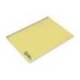 CUADERNO ESPIRAL MARCA LIDERPAPEL A4 WONDER TAPA PLASTICO 80H 90GR PAUTA ESTRECHA 2,5MM CON MARGEN COLOR AMARILLO