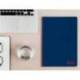 CUADERNO ESPIRAL MARCA LIDERPAPEL A4 WONDER TAPA PLASTICO 80H 90GR RAYADO HORIZONTAL CON MARGEN COLOR AZUL MARINO