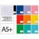 LIBRETA MARCA LIDERPAPEL SMART A5 PLUS 32 HOJAS 75G/M2 CUADRO 4MM CON MARGEN