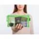 BOLSA ZIPPER BAG MARCA LIDERPAPEL POLIESTER TRANSPIRABLE MULTIUSOS TICKET 230X115 MM VERDE PASTEL
