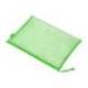 BOLSA ZIPPER BAG MARCA LIDERPAPEL POLIESTER TRANSPIRABLE MULTIUSOS DIN A4 VERDE PASTEL