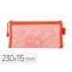 BOLSA ZIPPER BAG MARCA LIDERPAPEL POLIESTER TRANSPIRABLE MULTIUSOS TICKET 230X115 MM NARANJA