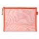 BOLSA ZIPPER BAG MARCA LIDERPAPEL POLIESTER TRANSPIRABLE MULTIUSOS DIN A4 NARANJA