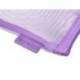 BOLSA ZIPPER BAG MARCA LIDERPAPEL POLIESTER TRANSPIRABLE MULTIUSOS DIN A6 MORADO PASTEL