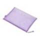 BOLSA ZIPPER BAG LIDERPAPEL POLIESTER TRANSPIRABLE MULTIUSOS DIN A4 MORADO PASTEL