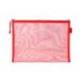 BOLSA ZIPPER BAG MARCA LIDERPAPEL POLIESTER TRANSPIRABLE MULTIUSOS DIN A5 ROJO