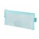 BOLSA ZIPPER BAG MARCA LIDERPAPEL POLIESTER TRANSPIRABLE MULTIUSOS TICKET 230X115 MM AZUL PASTEL
