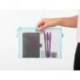 BOLSA ZIPPER BAG MARCA LIDERPAPEL POLIESTER TRANSPIRABLE MULTIUSOS DIN A5 AZUL PASTEL