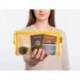 BOLSA ZIPPER BAG MARCA LIDERPAPEL POLIESTER TRANSPIRABLE MULTIUSOS TICKET 230X115 MM AMARILLO