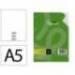 RECAMBIO MARCA LIDERPAPEL DIN A5 100 HOJAS 75 GR LISO SIN MARGEN 6 TALADROS