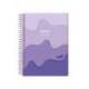 AGENDA ESCOLAR LIDERPAPEL 25-26 ESPIRAL MELTING MORADO SEMANA VISTA DIN A5 BILINGÜE PAPEL FSC 80 GR