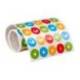 GOMETS MARCA LIDERPAPEL AUTOADHESIVO S REDONDO NUMEROS 20 MM COLORES SURTIDOS ROLLO DE 1000 UNIDADES EN CAJA DE CARTON