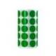 GOMETS MARCA LIDERPAPEL AUTOADHESIVO S CIRCULOS 20 MM VERDE ROLLO DE 2000 UNIDADES EN CAJA DE CARTON