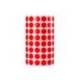 GOMETS MARCA LIDERPAPEL AUTOADHESIVO S CIRCULOS 10,5 MM ROJO ROLLO DE 6000 UNIDADES EN CAJA DE CARTON