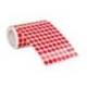 GOMETS MARCA LIDERPAPEL AUTOADHESIVO S CIRCULOS 10,5 MM ROJO ROLLO DE 6000 UNIDADES EN CAJA DE CARTON
