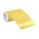 GOMETS MARCA LIDERPAPEL AUTOADHESIVO S CIRCULOS 10,5 MM AMARILLO ROLLO DE 6000 UNIDADES EN CAJA DE CARTON