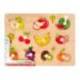 PUZLE INFANTIL MARCA IMAGINOVO MADERA FRUTAS +18 MESES 10 PIEZAS 30X22,5X1,5CM