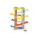 JUEGO INFANTIL MARCA IMAGINOVO MADERA TORRE DE DESLIZAMIENTO CON 7 NIVELES INCLUYE 6 COCHES +18 MESES 38X32X14CM