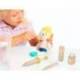 JUEGO INFANTIL IMAGINOVO MADERA MALETIN DE MEDICO +3 AÑOS 11 PIEZAS 24,5X18X10CM