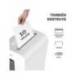 DESTRUCTORA DE DOCUMENTOS MARCA FELLOWES LX65 CAPACIDAD 10H SEGURIDAD P4 DESTRUYE GRAPAS CLIPS Y TARJETAS