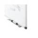 PIZARRA BLANCA MARCA ROCADA LACADA MAGNETICA MARCO ALUMINIO CON CANTONERAS 60X90 CM