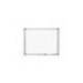 PIZARRA BLANCA MARCA ROCADA LACADA MAGNETICA MARCO ALUMINIO CON CANTONERAS 45X60 CM